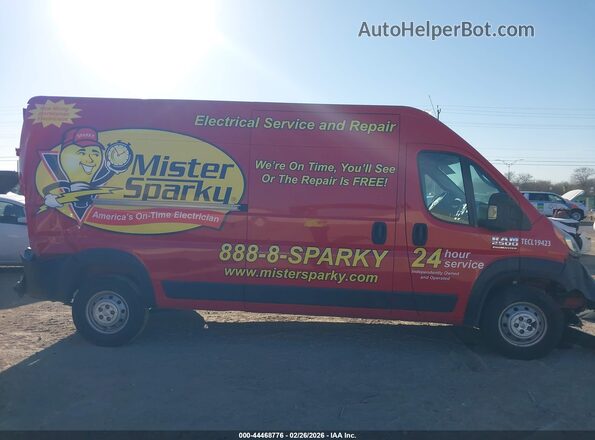 3C6TRVDG6LE116491 2020 RAM PROMASTER 2500 Red Widok wnętrza z tyłu