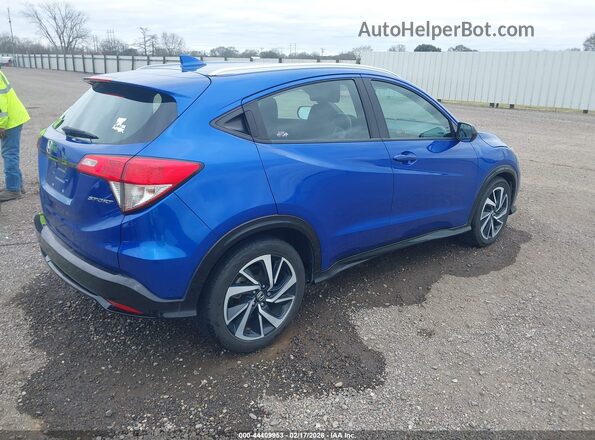 3CZRU5H13KG702182 2019 HONDA HR-V Синий 