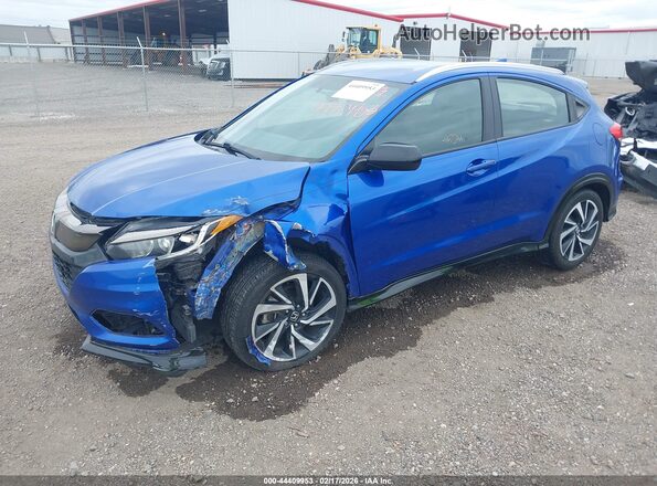 3CZRU5H13KG702182 2019 HONDA HR-V Синий 