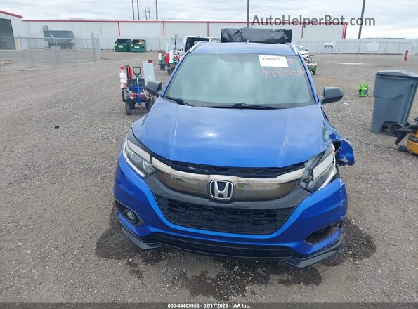 3CZRU5H13KG702182 2019 HONDA HR-V Синий 