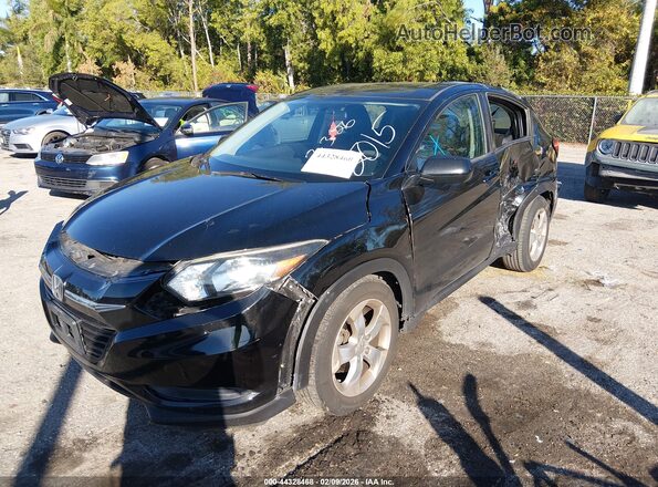 3CZRU5H35GM742015 2016 HONDA HR-V Black Передня ліва чверть
