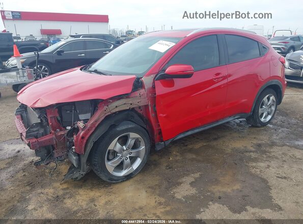 3CZRU5H73HM712435 2017 HONDA HR-V Red Front left