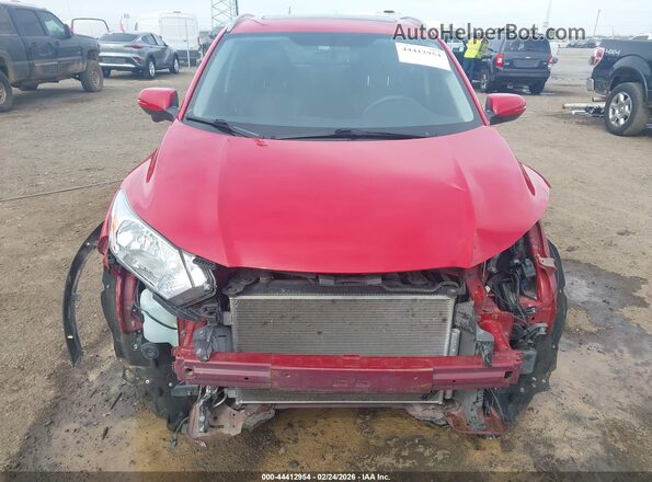 3CZRU5H73HM712435 2017 HONDA HR-V Red Rear interior view