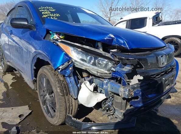 3CZRU6H12NM769688 2022 HONDA HR-V Blue Widok z przodu