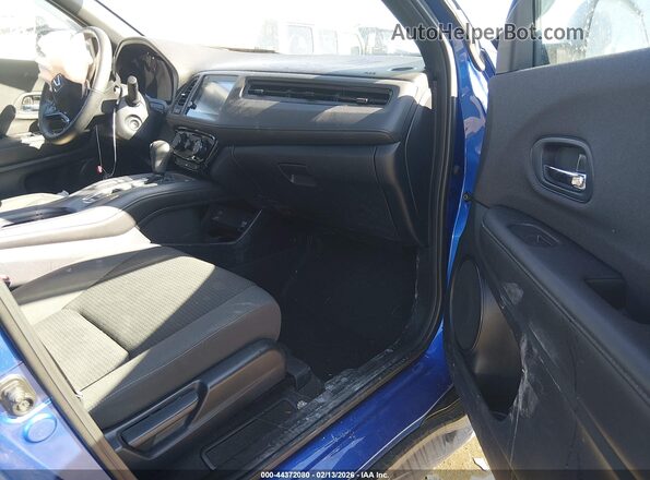 3CZRU6H12NM769688 2022 HONDA HR-V Blue Widok wnętrza z przodu