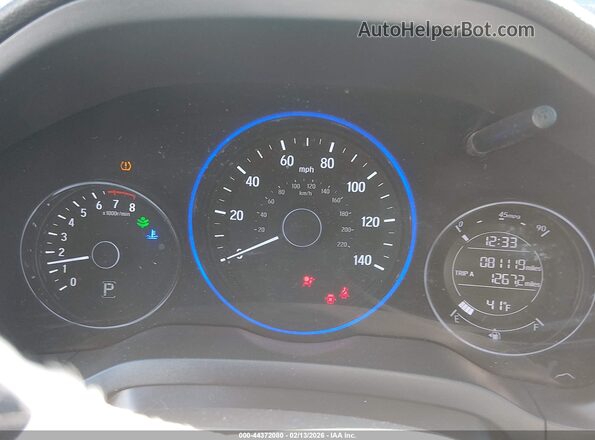 3CZRU6H12NM769688 2022 HONDA HR-V Blue Widok tylnych siedzeń
