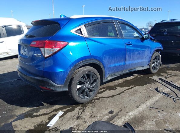 3CZRU6H12NM769688 2022 HONDA HR-V Blue Tył prawy