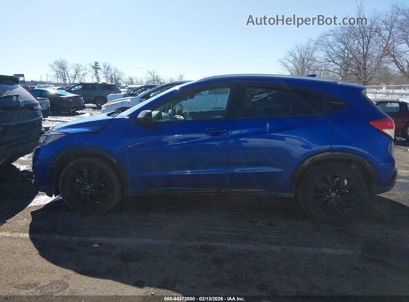 3CZRU6H12NM769688 2022 HONDA HR-V Blue Widok wnętrza 360 stopni