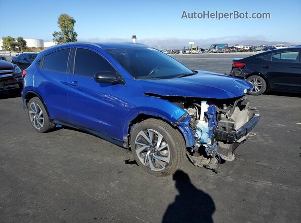 3CZRU6H1XKG719681 2019 HONDA HR-V Синий 