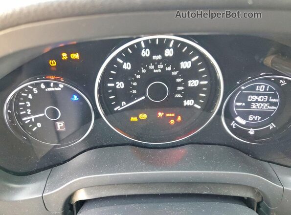 3CZRU6H3XNM706887 2022 HONDA HR-V White Vista del cuadro de instrumentos