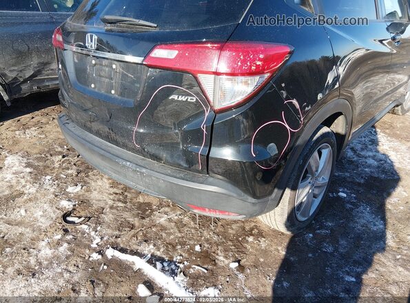 3CZRU6H5XLM731318 2020 HONDA HR-V Black Widok z przodu