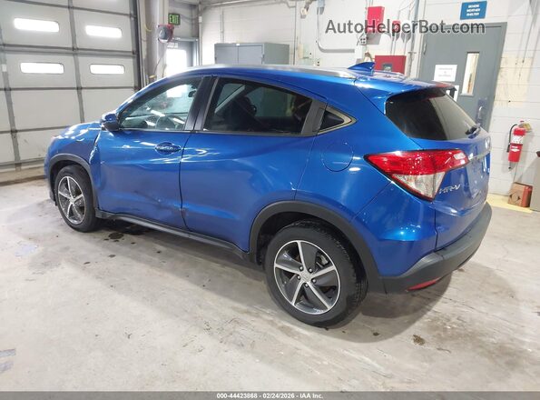 3CZRU6H5XMM749660 2021 HONDA HR-V Blue Задня ліва чверть