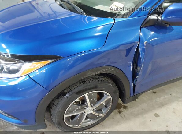 3CZRU6H5XMM749660 2021 HONDA HR-V Blue Вид спереду