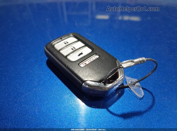 3CZRU6H5XMM749660 2021 HONDA HR-V Blue Вид панелі приладів