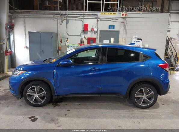 3CZRU6H5XMM749660 2021 HONDA HR-V Blue Панорамний вид салону 360°
