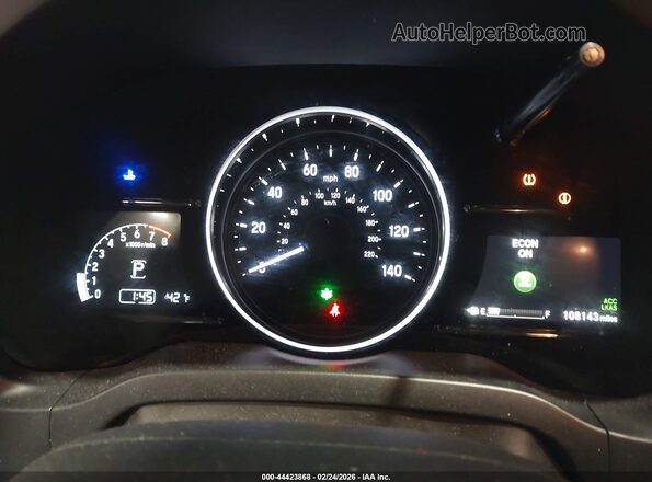 3CZRU6H5XMM749660 2021 HONDA HR-V Blue Вид задніх сидінь