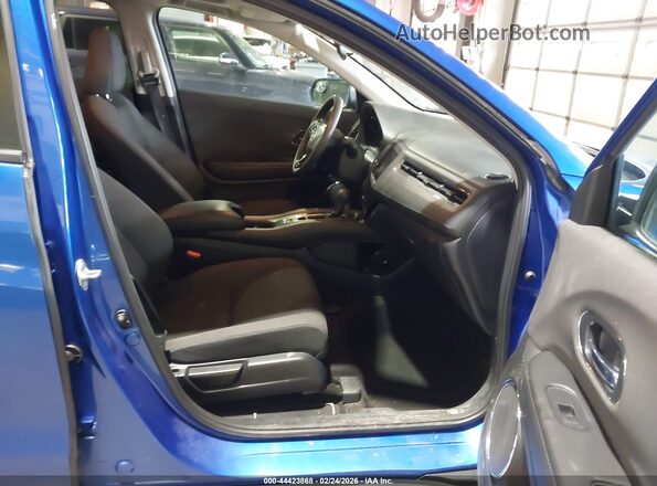 3CZRU6H5XMM749660 2021 HONDA HR-V Blue Вид салону спереду
