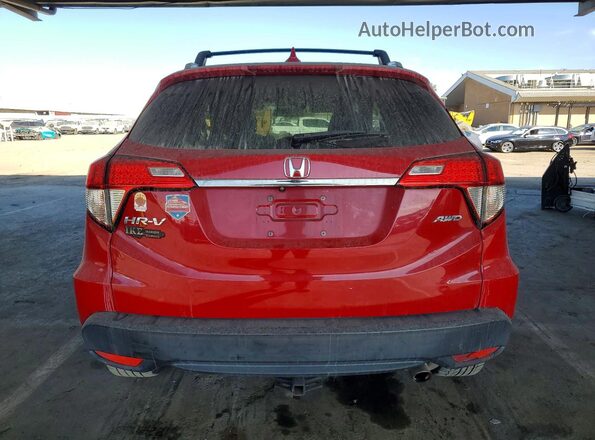 3CZRU6H78KM722455 2019 HONDA HR-V Красный 