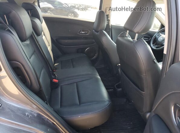 3CZRU6H90LM715101 2020 HONDA HR-V Gray Vista de los asientos traseros