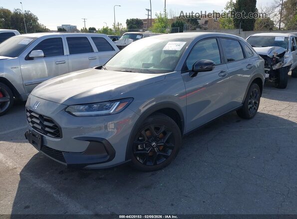 3CZRZ1H55SM729253 2025 HONDA HR-V Gray Vista tres cuartos delantera izquierda