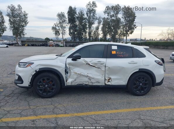 3CZRZ1H58PM724362 2023 HONDA HR-V White Widok wnętrza z tyłu
