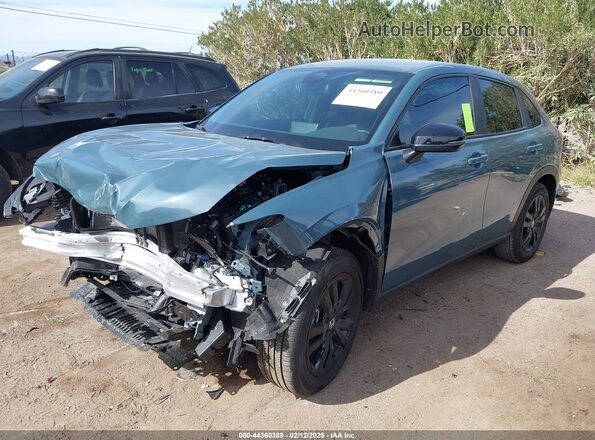 3CZRZ1H5XTM723370 2026 HONDA HR-V Blue Առջևի ձախ երեք քառորդ տեսարան