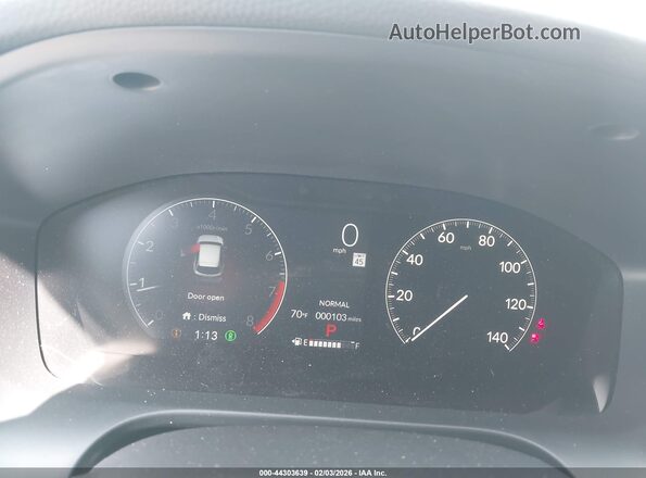 3CZRZ1H74TM729487 2026 HONDA HR-V White Widok tylnych siedzeń