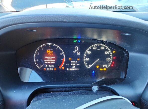 3CZRZ2H31PM744652 2023 HONDA HR-V Black Vista del cuadro de instrumentos