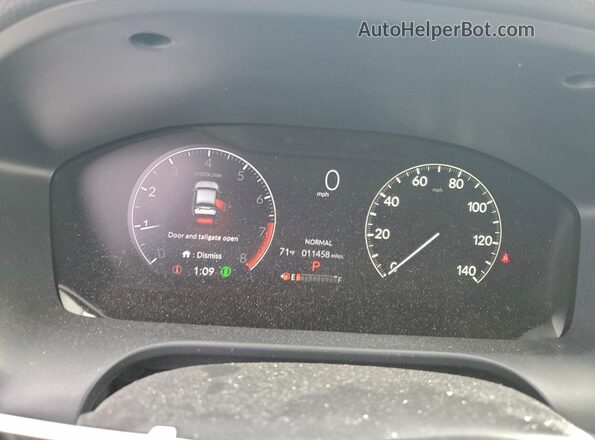 3CZRZ2H33RM759916 2024 HONDA HR-V Silver ხელსაწყოთა პანელის ხედი