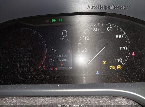 3CZRZ2H50SM707733 2025 HONDA HR-V Black Vista de los asientos traseros