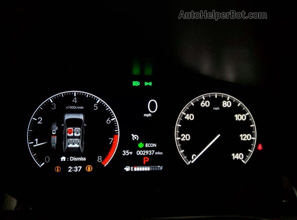 3CZRZ2H54TM700155 2026 HONDA HR-V Серый Вид щитка приборов