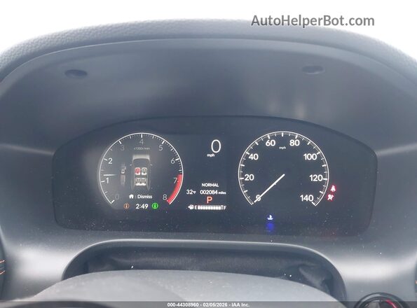 3CZRZ2H5XTM706400 2026 HONDA HR-V Blue უკანა სავარძლების ხედი