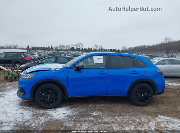 3CZRZ2H5XTM706400 2026 HONDA HR-V Blue სალონის 360-გრადუსიანი ხედი