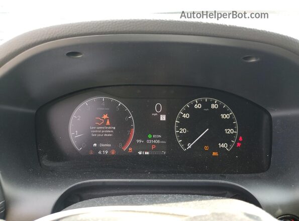 3CZRZ2H79RM731895 2024 HONDA HR-V Black ხელსაწყოთა პანელის ხედი