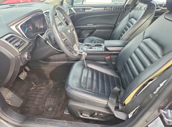 3FA6P0CD0KR114402 2019 FORD FUSION Gray 