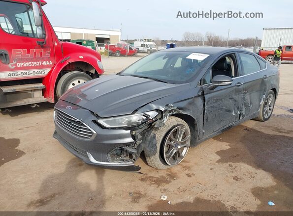 3FA6P0CD2LR124558 2020 FORD FUSION Gray Front left