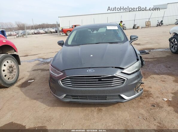 3FA6P0CD2LR124558 2020 FORD FUSION Gray Instrument cluster view