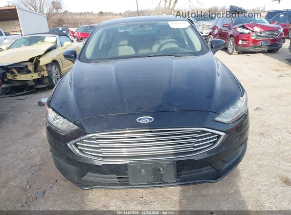 3FA6P0G71HR292686 2017 FORD FUSION Black Widok zestawu wskaźników