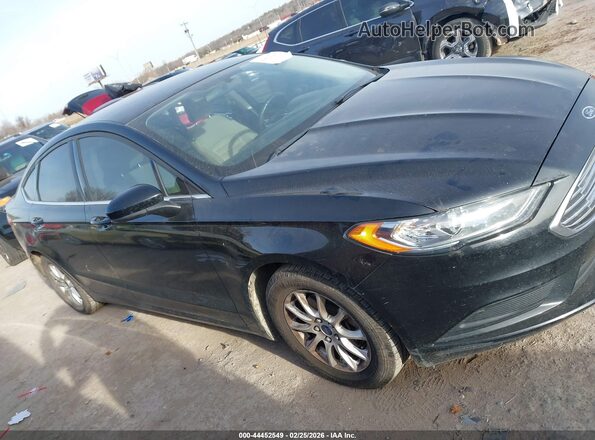 3FA6P0G71HR292686 2017 FORD FUSION Black Widok wnętrza z tyłu