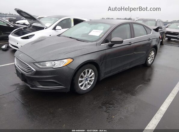 3FA6P0G75HR270920 2017 FORD FUSION Серый Передняя левая четверть