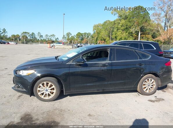 3FA6P0G7XJR253682 2018 FORD FUSION Black Вид задньої частини салону