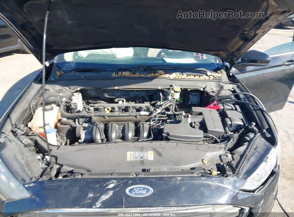 3FA6P0G7XJR253682 2018 FORD FUSION Black Вид ззаду