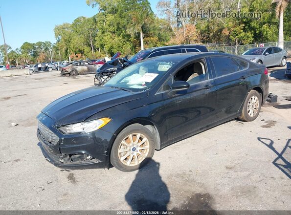 3FA6P0G7XJR253682 2018 FORD FUSION Black Передня ліва чверть
