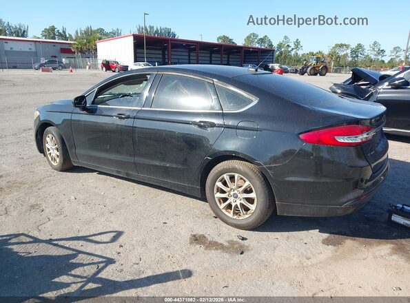 3FA6P0G7XJR253682 2018 FORD FUSION Black Задня ліва чверть