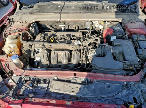 3FA6P0H71JR272541 2018 FORD FUSION Red Vista interior trasera