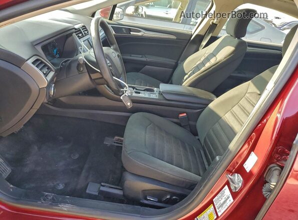 3FA6P0H71JR272541 2018 FORD FUSION Red Vista interior delantera