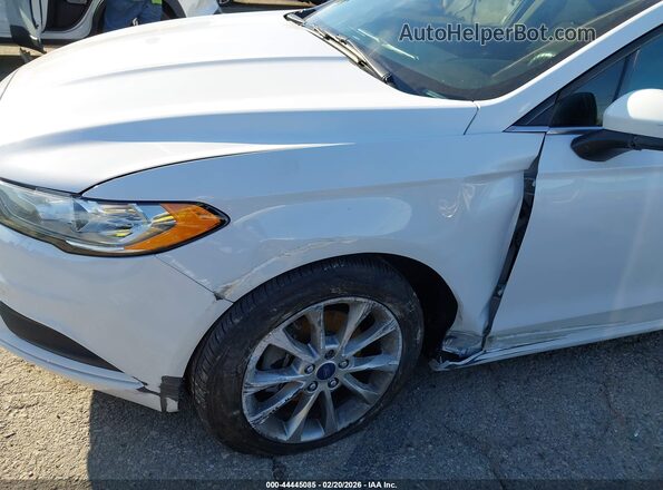 3FA6P0H72HR143962 2017 FORD FUSION Белый Вид спереди