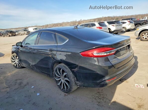 3FA6P0H72JR225535 2018 FORD FUSION Black Հետևի ձախ