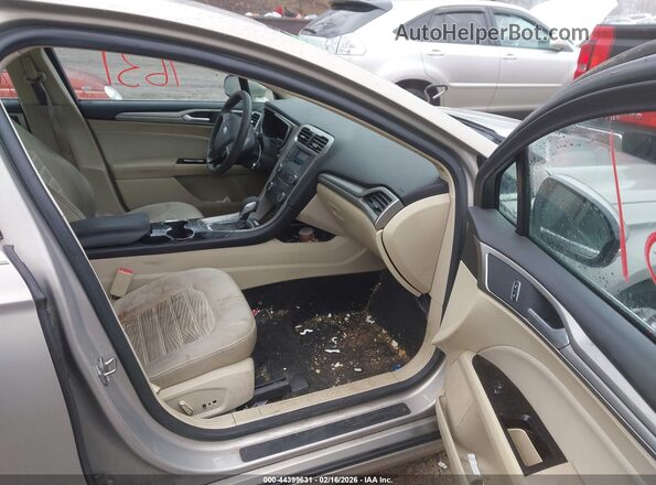 3FA6P0H75GR199831 2016 FORD FUSION Beige Vista interior delantera