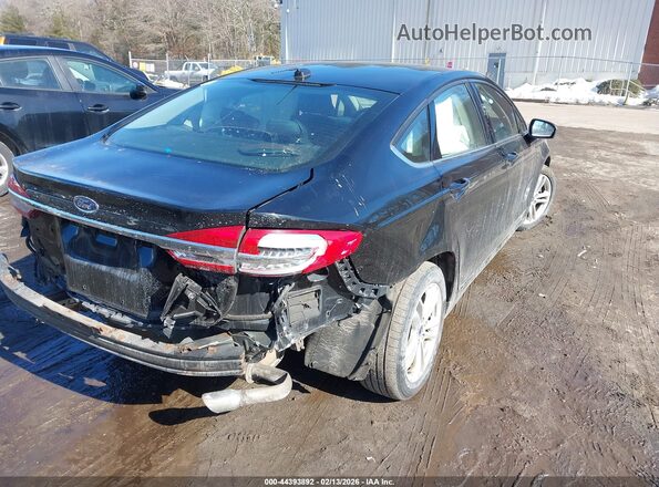 3FA6P0H78JR227208 2018 FORD FUSION Black Задня права чверть